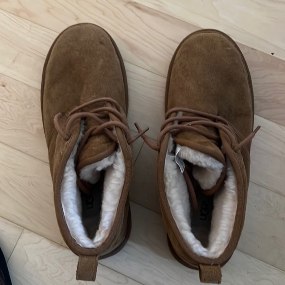 Mens Uggs ankle booties like new young adult wore like 5 times and outgrew. - Picture 2 of 8